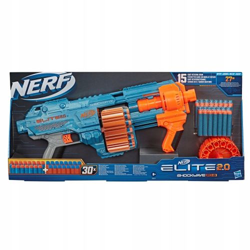 Hasbro Nerf Elite 2.0 Puška Shockwave RD-15 E9527