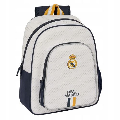 Real Madrid Safta školski ruksak s jednim pretincem, bijeli