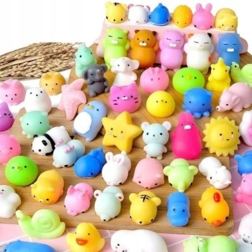 SQUISHY MOCHI FIDGET GNIOTKI PUSH POP IT 50 komada