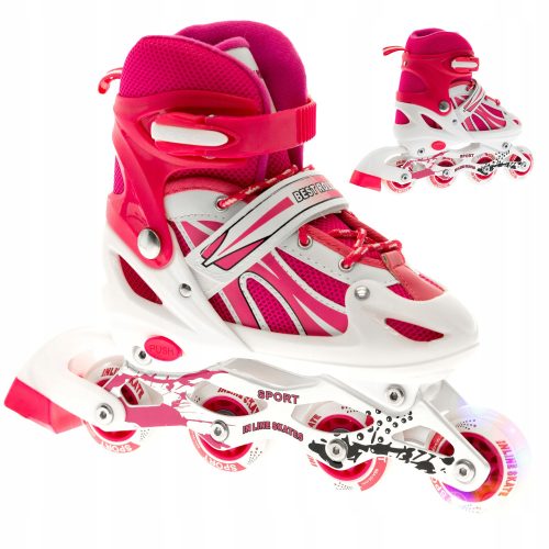  PODESIVE ROLE ROZE 34-37 LED KOTAČ ZA POKLON