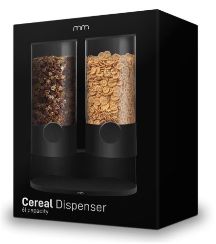  PREMIUM BLACK Muesli dozator za žitarice KAPACITET 6L
