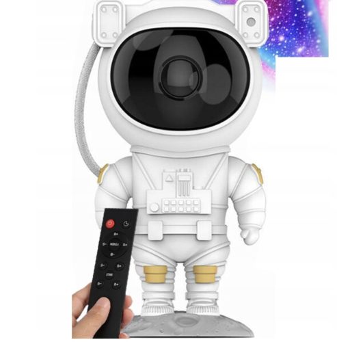  Astronaut LED noćno svjetlo projektor, zvjezdano nebo s timerom, daljinski upravljač