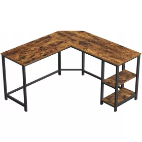    Songmics Vasagle kutni stol 138 x 138 x 76 cm smeđe nijanse