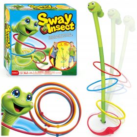   Zabavna igra Tačkajući Crv - Set za plesanje i bacanje prstenova