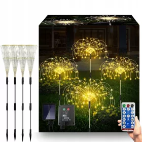    WANGXINYAO ugrađena solarna svjetiljka) bijela 88 cm 4 kom.