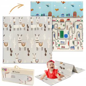    PODLOGA OD PJENE EDUKATIVNA SKLOPIVA DJEČJA VELIKA XXL 180x200