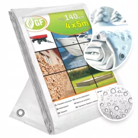   Vodootporna i mrazootporna cerada 4x5 bijela UV+ 140g - Zaštita tijekom cijele godine
