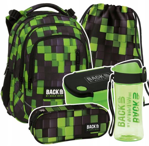 MLADI ŠKOLSKI RUKSAK ZA DJEČAKE BACKUP PIXELE BLOCKS COLLECTION 2024