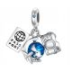  MD charms avion globus putovnica kamera TRAVEL | S925