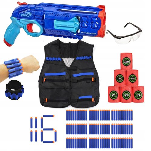 NERF ELITE 2.0 PISTOLJA TRAILBLAZER RD-8 MEGA DODATNI SET
