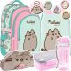 PUSHEEN ST.Right MINT Cat Kitten ruksak za djevojčice 1.-3. razred + 5 proizvoda