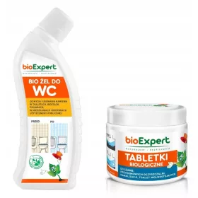   Bakterije za septičke jame Tablete za pročišćavanje otpadnih voda bioExpert GODINU DANA + BIO GEL 2u1