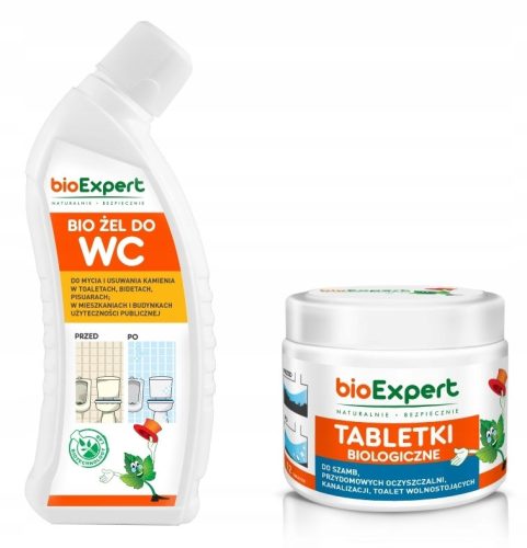 Bakterije za septičke jame Tablete za pročišćavanje otpadnih voda bioExpert GODINU DANA + BIO GEL 2u1