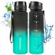  BOCA ZA VODU S MOTIVACIONOM MJERICOM 1L TRITAN BPA FREE CRNO-ZELENA
