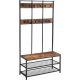 Veliki stalni stalak za odjeću Wide Decor crna metalna vješalica
