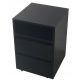 Kontenerek ispod radnog stola sa ladicama na kotačićima, crni 40x40x60cm
