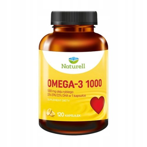 Naturell Omega-3 1000, 120 kapsula - Visokokvalitetno ulje riba za srce i mozak