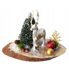    DRVO KREACIJA BOŽIĆ BOŽIĆ BOŽIĆ DEKORACIJA STALAK ZA SVIJEĆE ZIMA