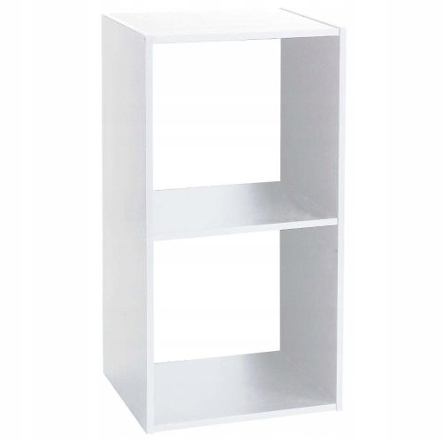 5five Simple Smart Bijela Stojna Polica s 2 Pregrade 67 x 34 cm