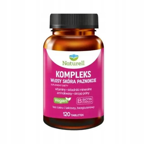 NATURELL Kompleks Kosa Koža Nokti 120 tableta