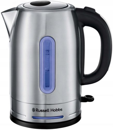  Russell Hobbs tiho kuhalo za vodu 2400 W 1,7 l srebrno/sivo