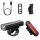  SuperFire BL09 svjetla za bicikl 450 lm baterija + Superfire BTL01 stražnja svjetla za bicikl crvena