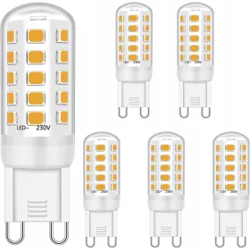   LED žarulje G9 5 W, zamjena za halogene žarulje, 5 kom toplo bijele