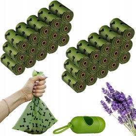 Vrećice za pseći izmet s mirisom lavande - 450 komada