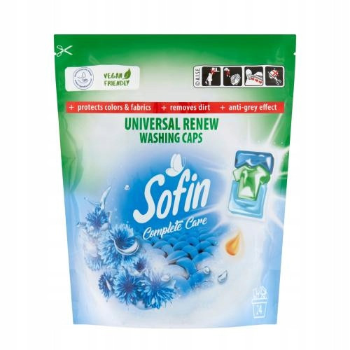  SOFIN Kapsule za pranje svijetlih i bijelih tkanina, 24 kom.