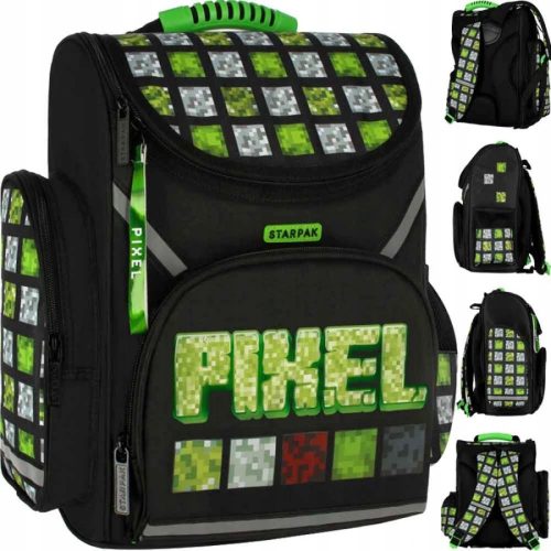 Zelena školska torba Starpak Pixel
