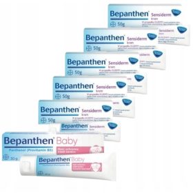   Bepanthen Sensiderm Krema - Paket 5x50g s Gratis Baby Kremom 30g