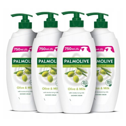 PALMOLIVE Mlijeko maslina set gelova za tuširanje 4x750ml