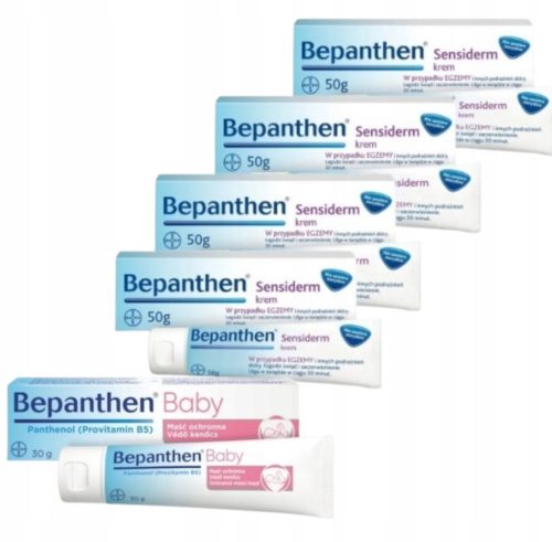 Bepanthen Sensiderm Krem 4 x 50 g + GRATIS Bepanthen Baby 30 g