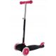 LED SKUTER ZA DJECU NA TRI KOTAČA, SVJETLEĆI, SIGURAN, STABILAN, 50KG, ROZA