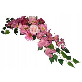   Nadgrobni buket s visokokvalitetnim cvjetovima u betonskoj posudi