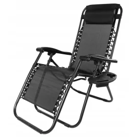 eHockers Orion Zero Gravity ležaljka, crni metal