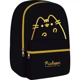   kolski ruksak s jednim odjeljkom Pusheen St. Majewski crna, nijanse žute i zlatne 8 l