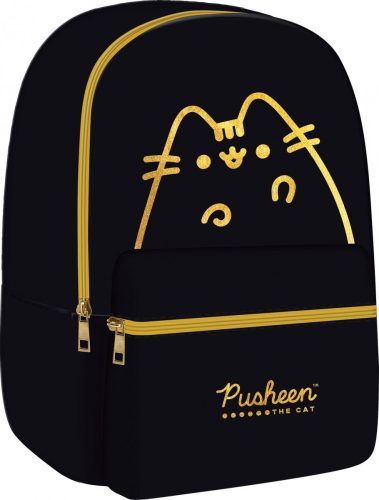 kolski ruksak s jednim odjeljkom Pusheen St. Majewski crna, nijanse žute i zlatne 8 l
