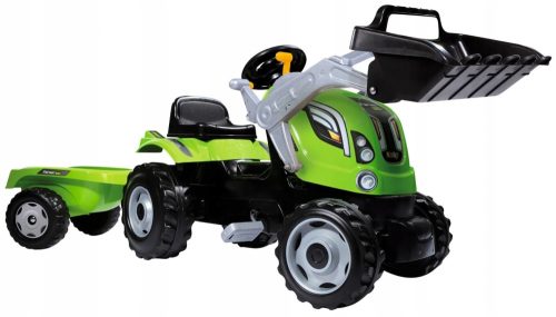 Dječji traktor Smoby Farmer Max s prikolicom i utovarivačem na kotačima