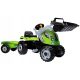Dječji traktor Smoby Farmer Max s prikolicom i utovarivačem na kotačima