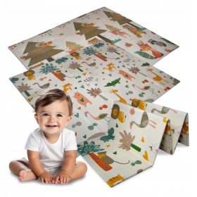    PODLOGA OD PJENE EDUKATIVNA DJEČJA SKLOPIVA VELIKA 150x200 DVOSTRANA DEBLJ.