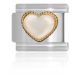  Link za narukvicu MAYBEME GOLD HEART WITH OPAL
