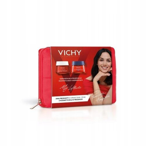 VICHY LIFTACTIV Set Kolagen Specijalist Dnevna Krema + Noćna Krema + Kozmetička Torbica