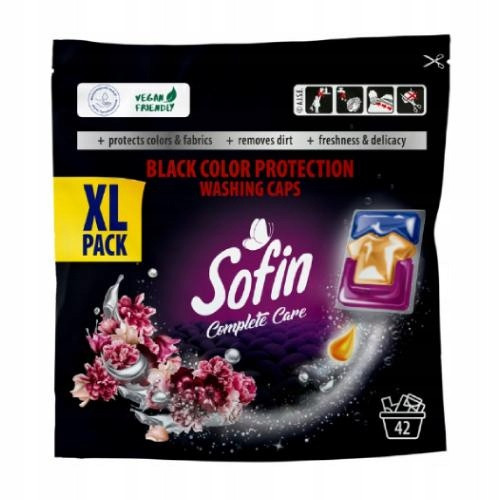  Sofin Dark Black Kapsule za pranje rublja Black Colour Protection XL 42 kom