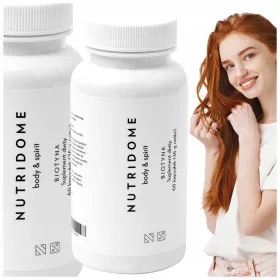   Biotin u kapsulama 2500 mcg Vitamina H za zdravlje kose, kože i noktiju - 60 kapsula