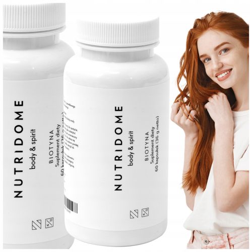 Biotin u kapsulama 2500 mcg Vitamina H za zdravlje kose, kože i noktiju - 60 kapsula