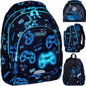 AstraBag Multicolor 20l Višenamjenski Školski Ruksak