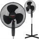  STOJEĆI VENTILATOR PODNI VENTILATOR CRNI SNAŽAN TIHI VELIKI 3 NAČINA 40 cm