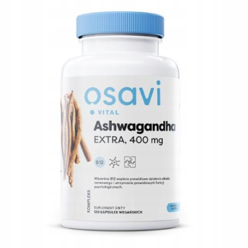 OSAVI Vital Ashwagandha Extra 400mg s vitaminom B12