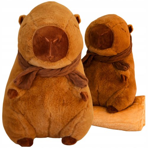 MASCOT CUDDLE JASTUK DEKA 3U1 KAPIBARA S MEKIM KOCOM 45 CM